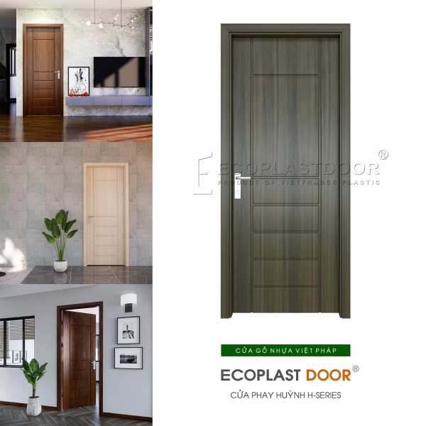 Cửa gỗ nhựa Ecoplast door Việt pháp - Nhôm Kính Quyết Thắng - Công Ty Cổ Phần Cơ Khí Và Xây Dựng Quyết Thắng VN